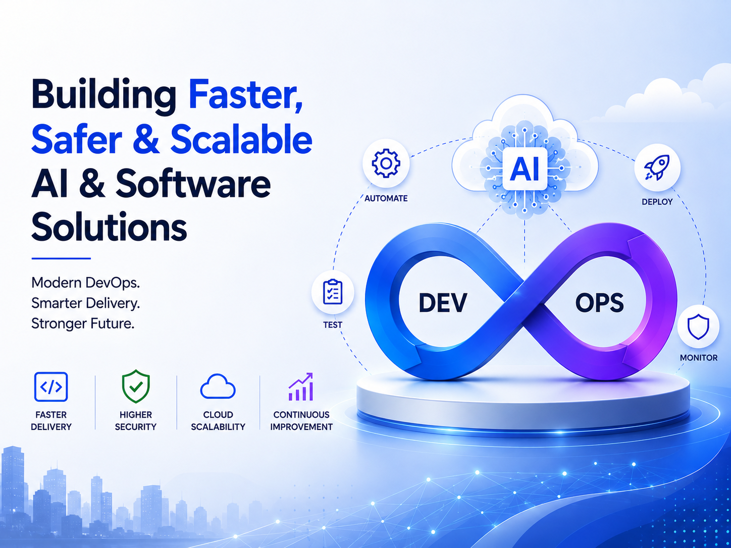 Building Faster, Safer and Scalable AI & Software Solutions with Modern DevOps